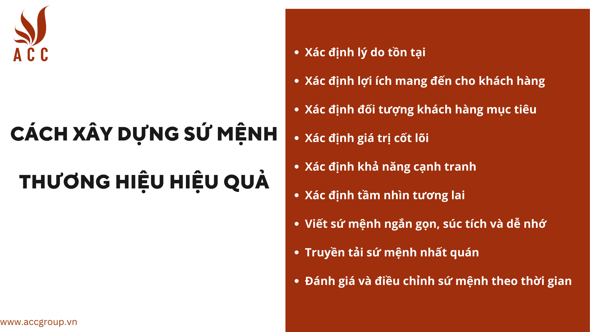 Cách xây dựng sứ mệnh thương hiệu hiệu quả