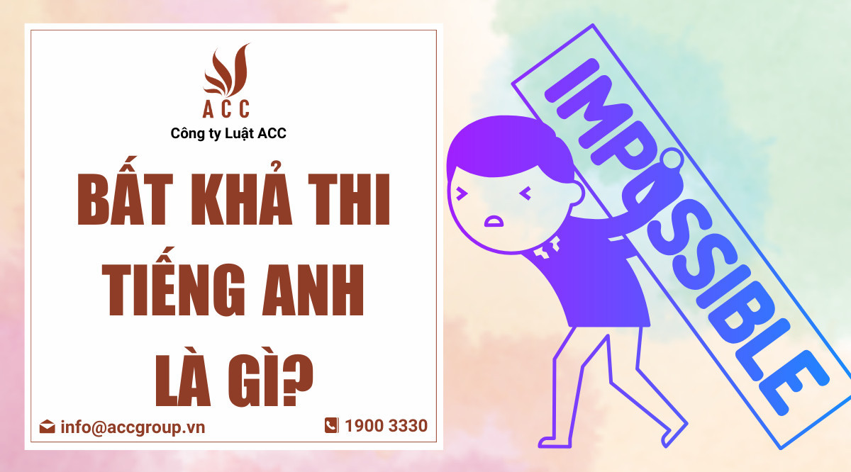 Bất khả thi tiếng Anh là gì?