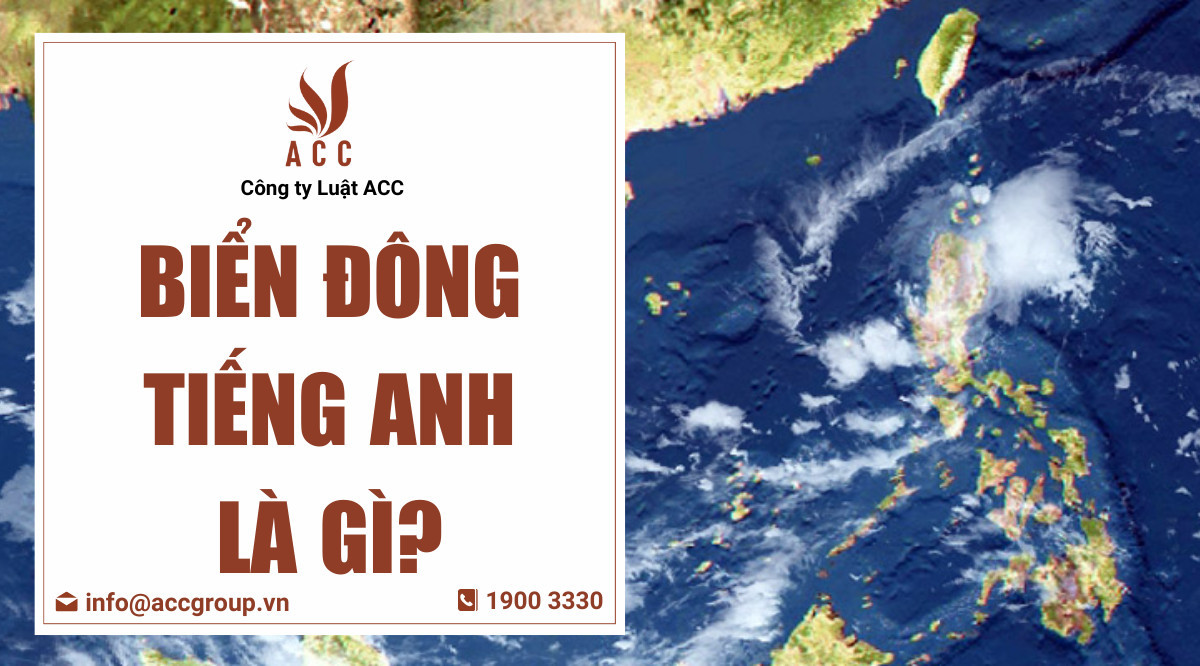 Biển Đông tiếng Anh là gì?