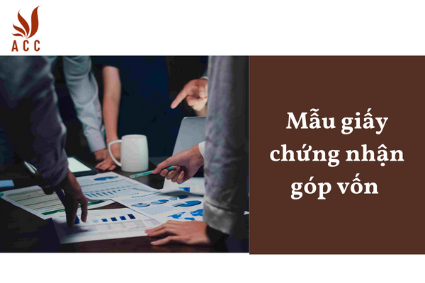 Mẫu giấy chứng nhận góp vốn