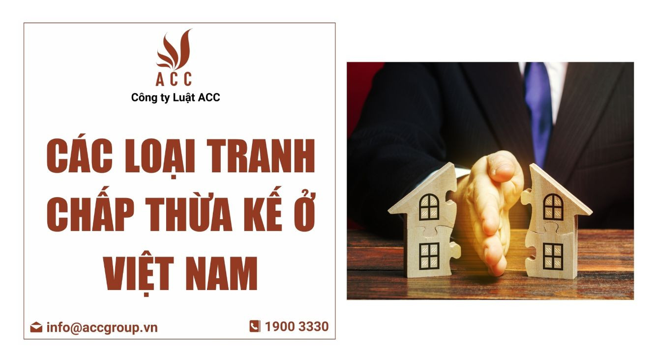 Các loại tranh chấp thừa kế ở Việt Nam