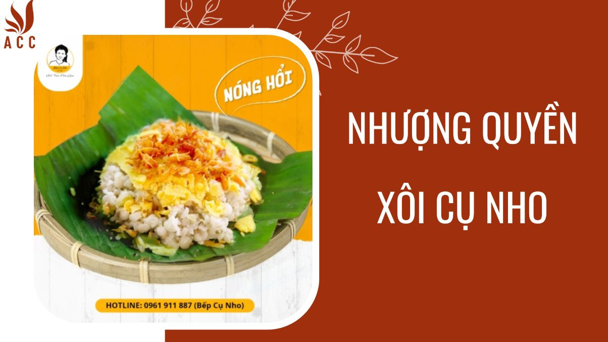 Nhượng quyền xôi Cụ Nho