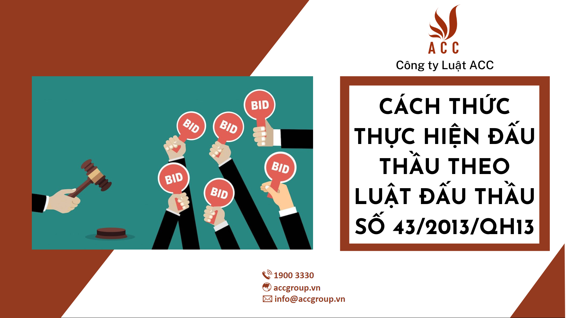 Cách thức thực hiện đấu thầu theo Luật Đấu thầu số 43/2013/QH13