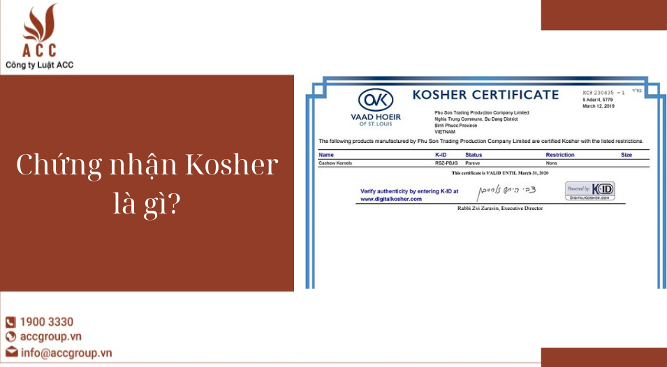Chứng nhận Kosher là gì?