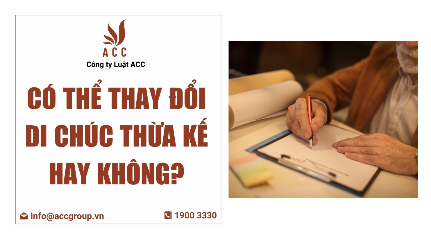 Có thể thay đổi di chúc thừa kế hay không?