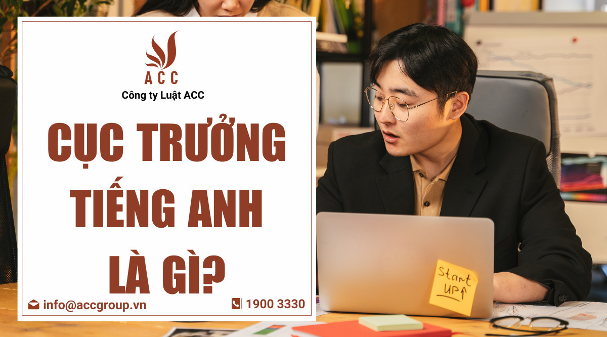 Cục trưởng tiếng Anh là gì?
