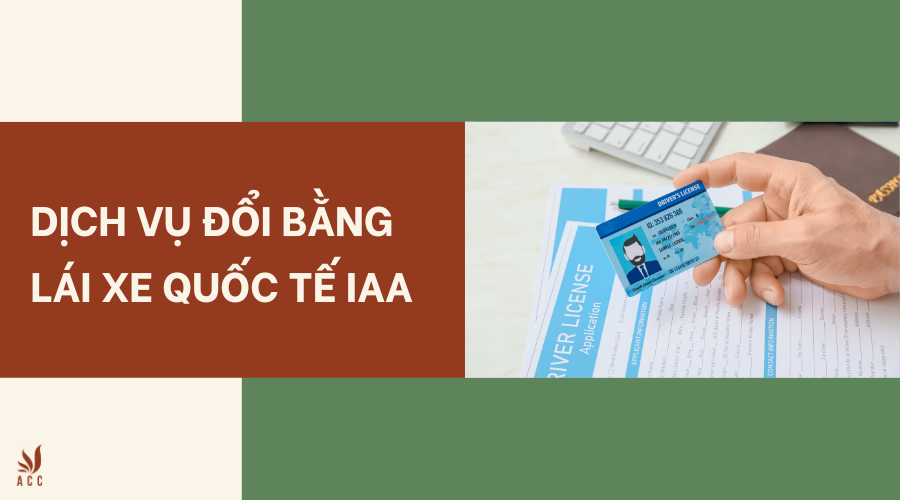 Dịch vụ đổi bằng lái quốc tế IAA
