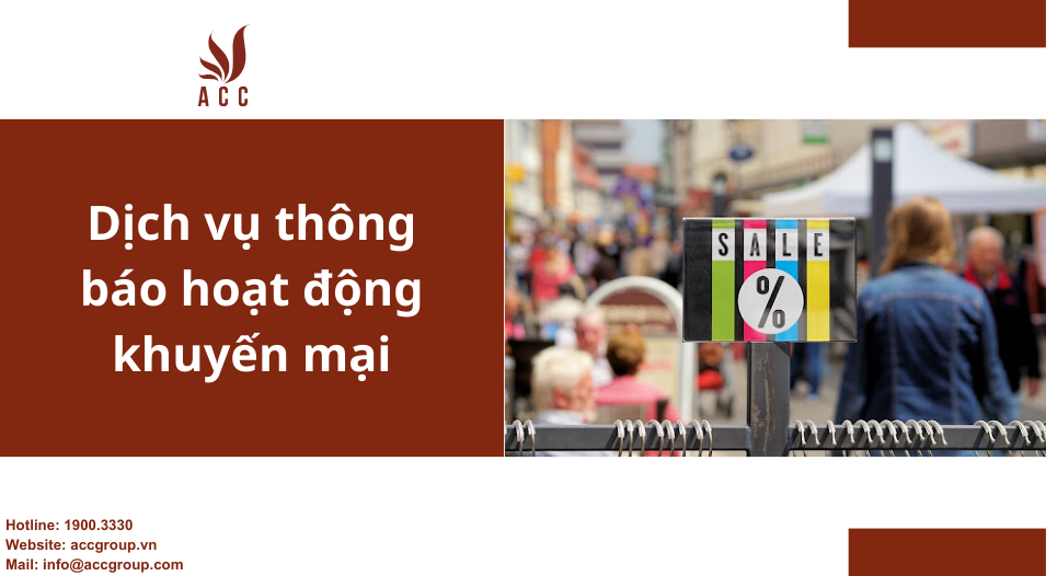 Dịch vụ thông báo hoạt động khuyến mại