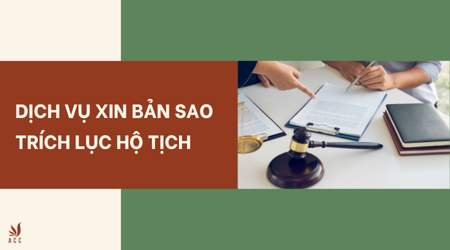 Dịch vụ xin bản sao trích lục hộ tịch tại quận 2