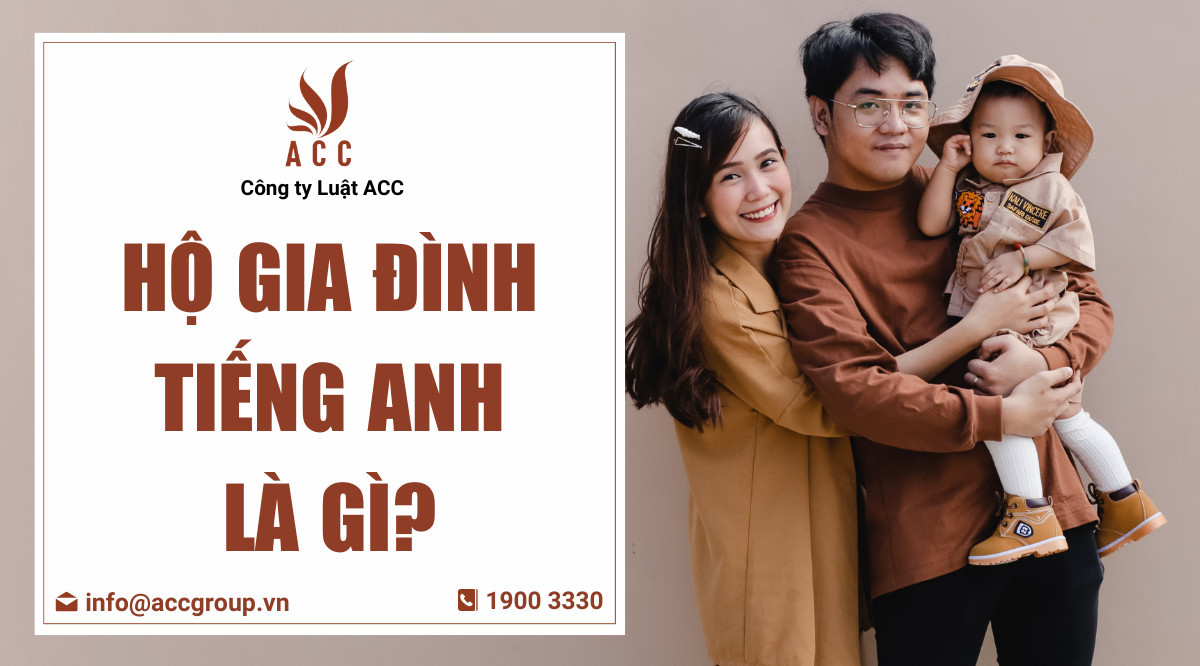 Hộ gia đình tiếng Anh là gì?