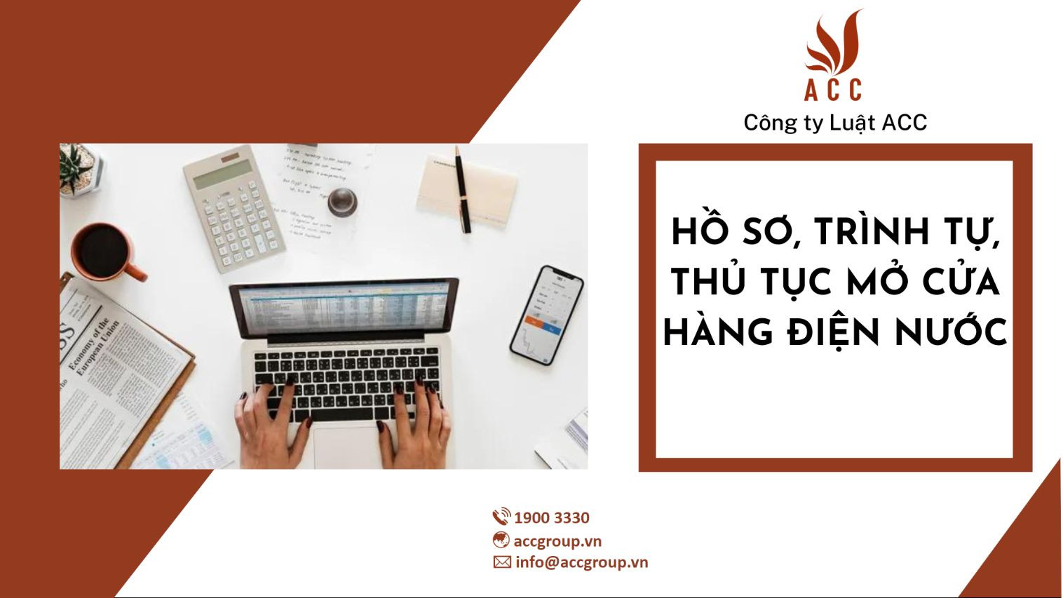 Hồ sơ, trình tự, thủ tục mở cửa hàng điện nước