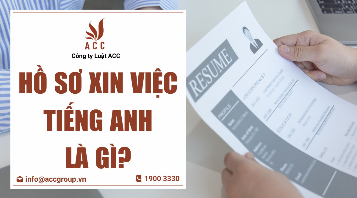 Hồ sơ xin việc tiếng Anh là gì?