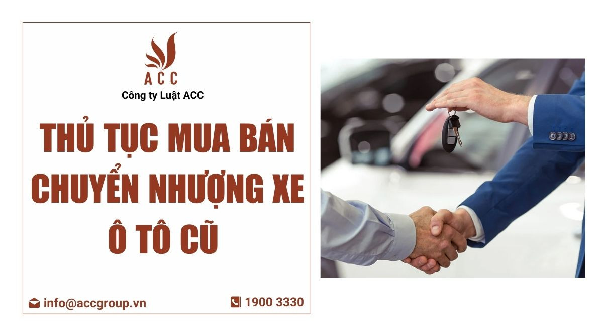 Mua bán chuyển nhượng xe ô tô cũ