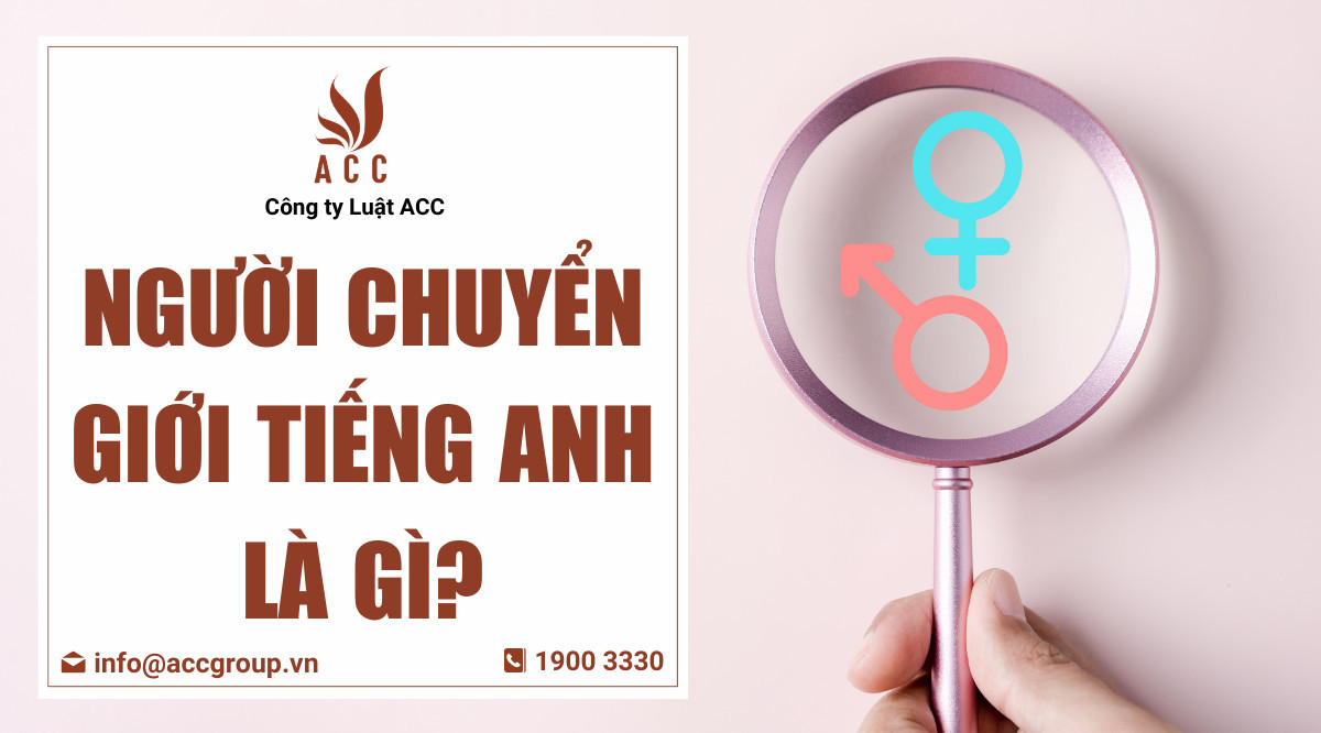 Người chuyển giới tiếng Anh là gì?
