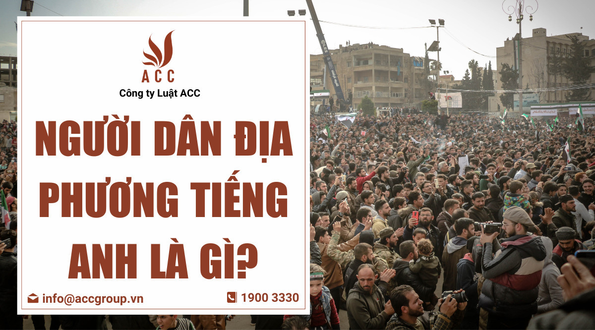 Người dân địa phương tiếng Anh là gì?