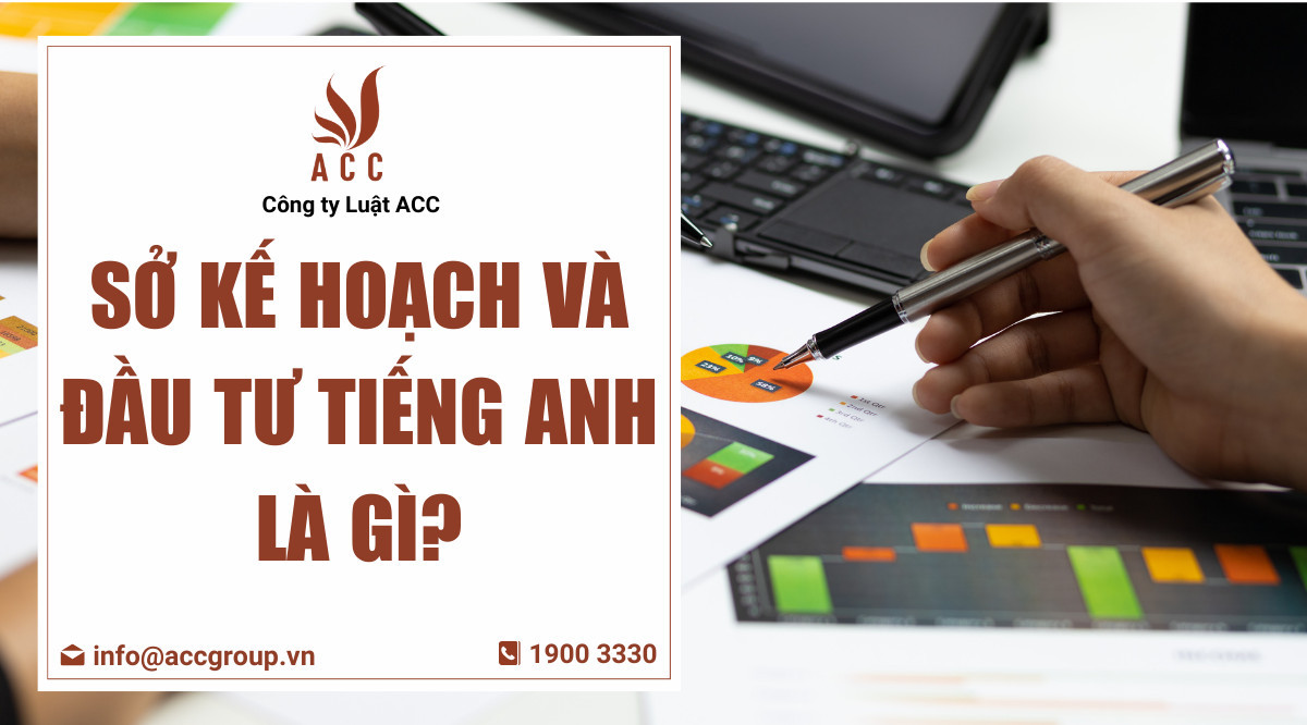 Sở Kế hoạch và Đầu tư tiếng Anh là gì?