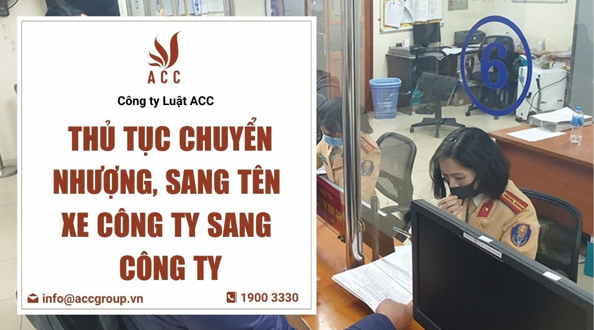 thủ tục sang tên xe ô tô công ty