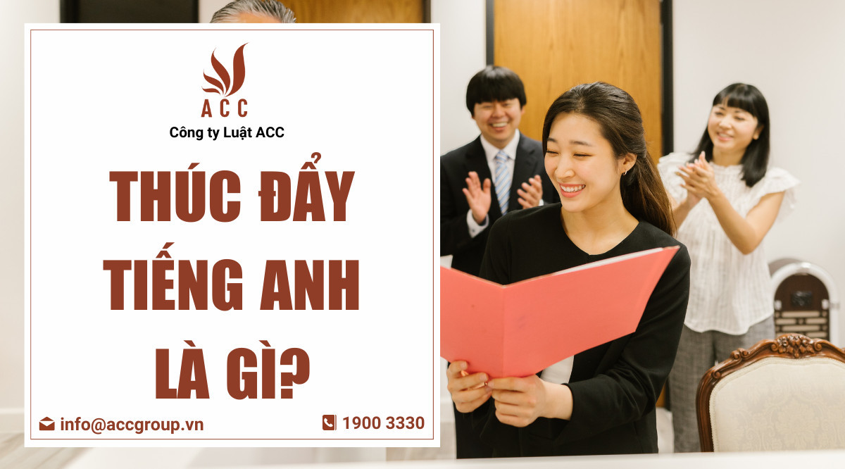 Thúc đẩy tiếng Anh là gì?
