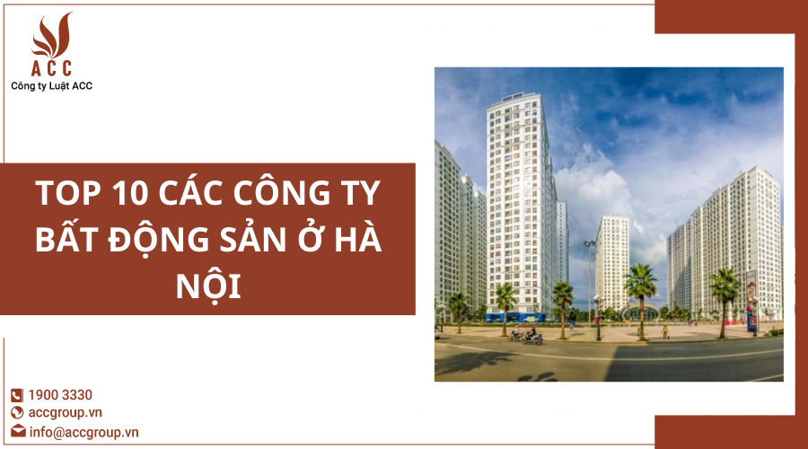Top 10 các công ty bất động sản ở hà nội