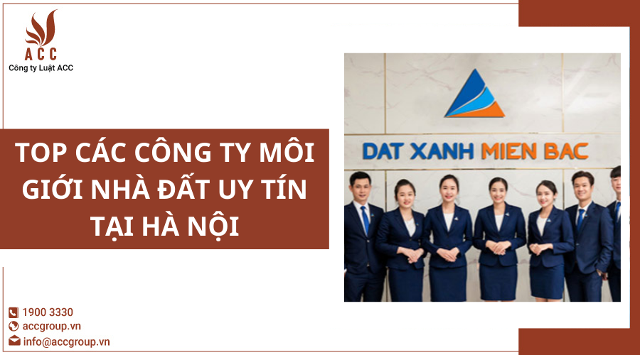 Top 10 các công ty môi giới nhà đất uy tín tại Hà Nội