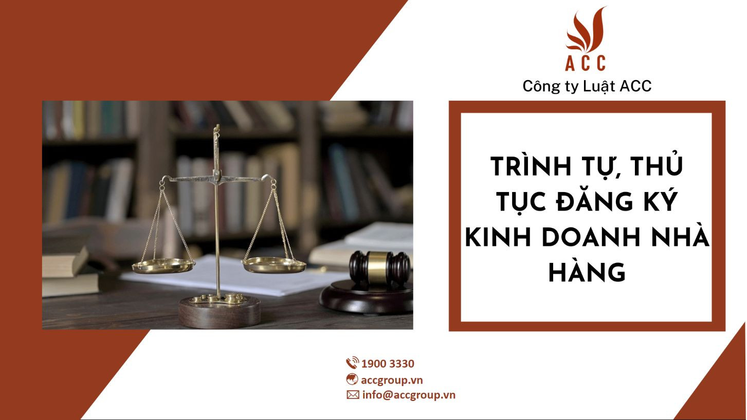 Trình tự, thủ tục đăng ký kinh doanh nhà hàng