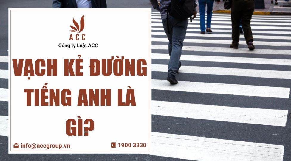 Vạch kẻ đường tiếng Anh là gì?