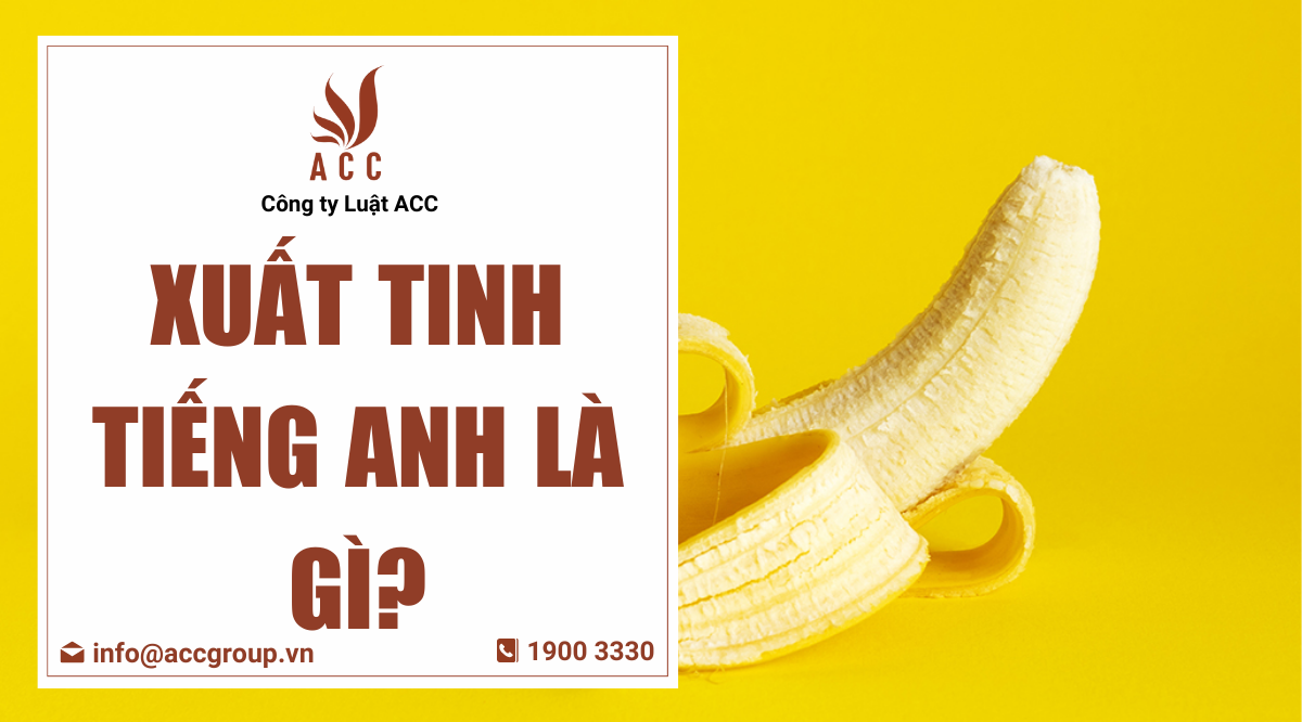 Xuất tinh tiếng Anh là gì?