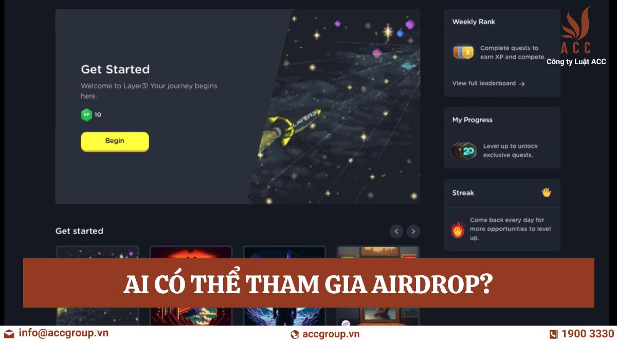 Ai có thể tham gia Airdrop?