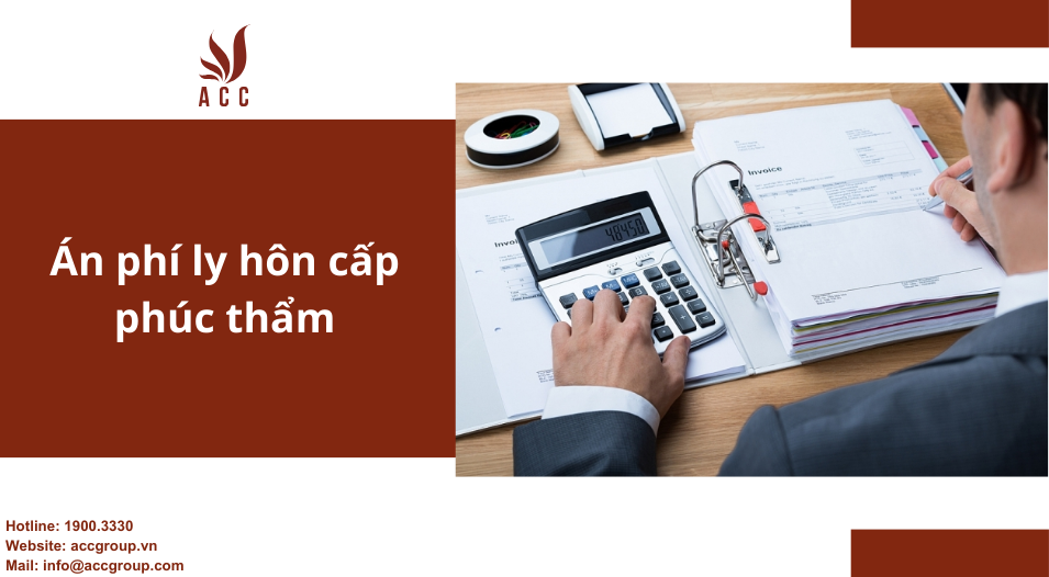 Án phí ly hôn cấp phúc thẩm
