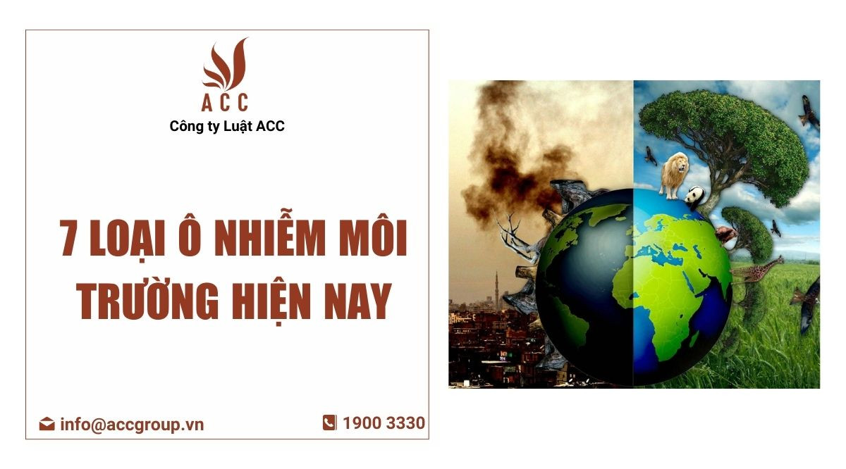 các loại ô nhiễm môi trường