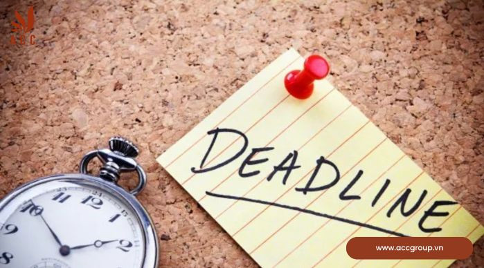 Cách đặt ra deadline hiệu quả