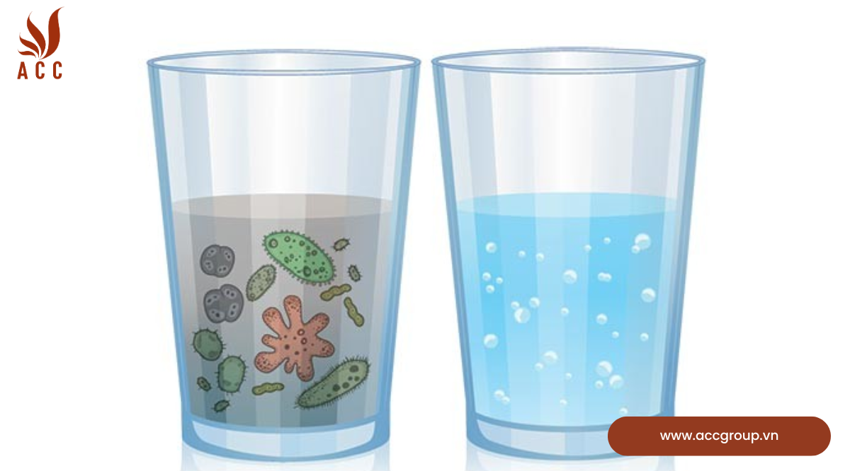 Cách loại bỏ tạp chất trong nước
