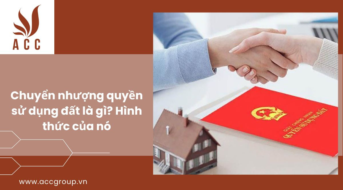 Chuyển nhượng quyền sử dụng đất là gì? Hình thức của nó