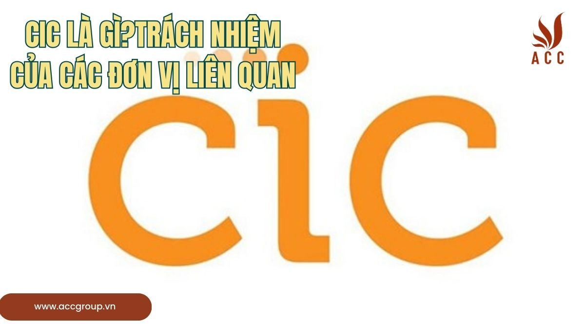CIC là gì?Trách nhiệm của các đơn vị liên quan