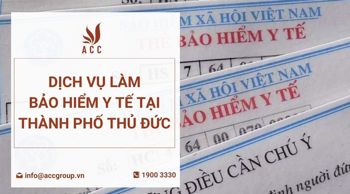 Dịch vụ làm bảo hiểm y tế tại thành phố Thủ Đức