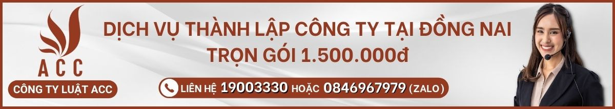 Dịch vụ thành lập công ty tại Đồng Nai