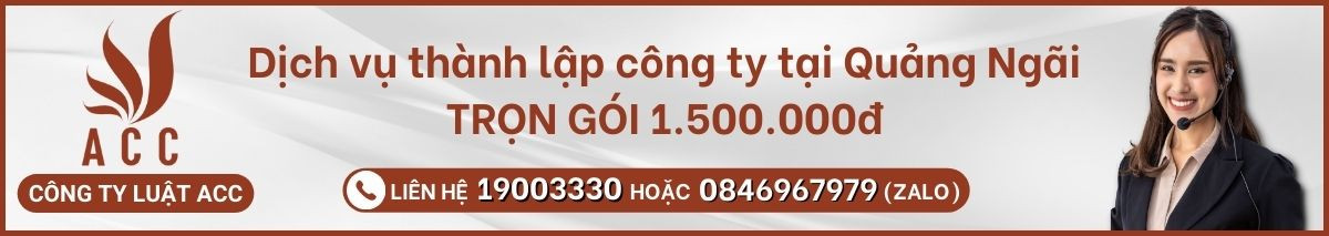 Dịch vụ thành lập công ty tại Quảng Ngãi