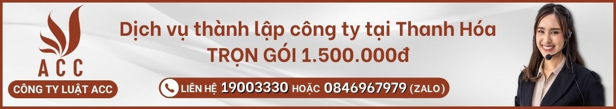 Dịch vụ thành lập công ty tại Thanh Hóa