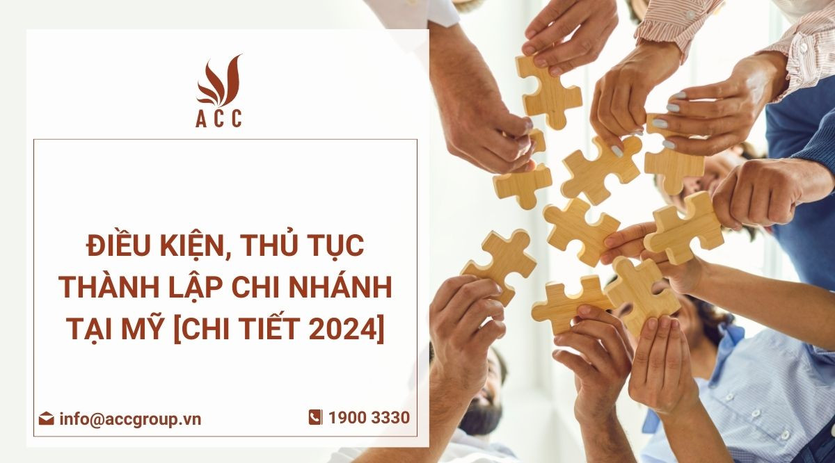 Điều kiện, thủ tục thành lập chi nhánh tại Mỹ [Chi tiết 2024]