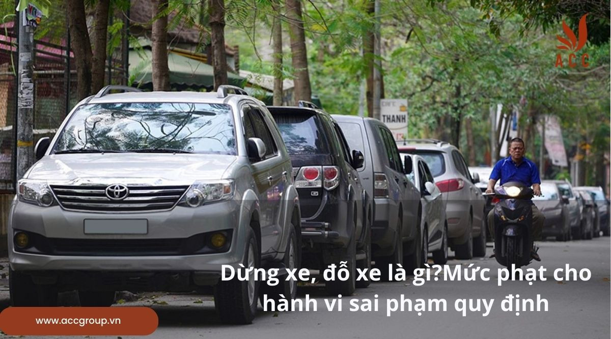 Dừng xe, đỗ xe là gì?Mức phạt cho hành vi sai phạm quy định