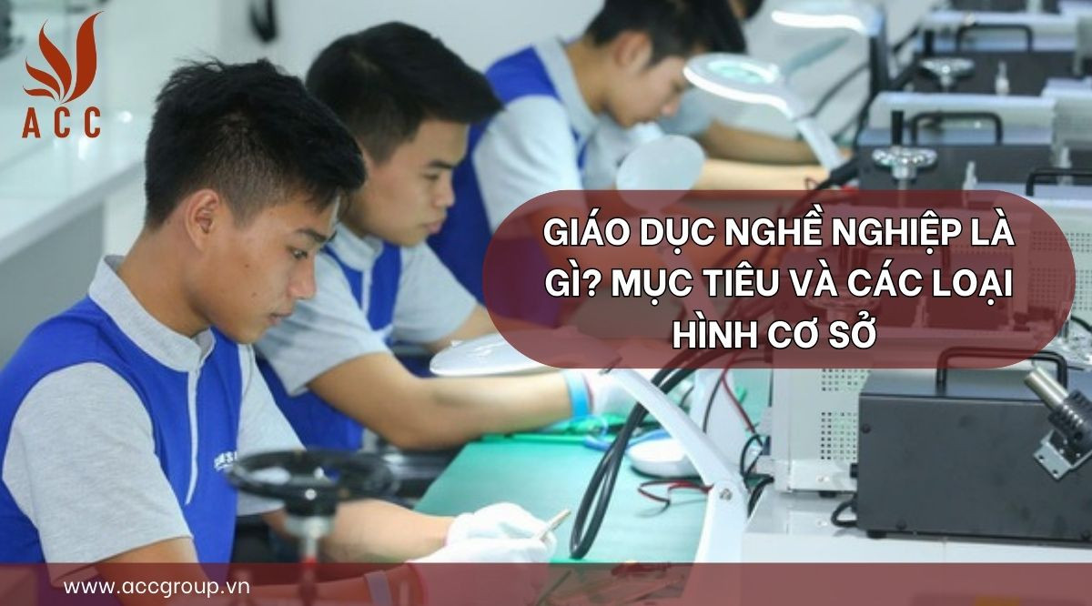 Giáo dục nghề nghiệp là gì? Mục tiêu và các loại hình cơ sở