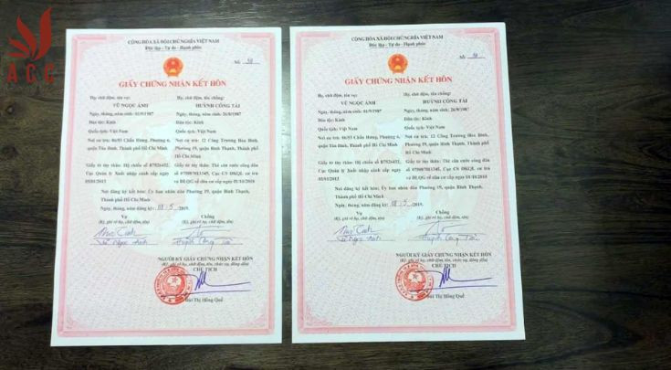 Giấy đăng ký kết hôn có mấy bản?