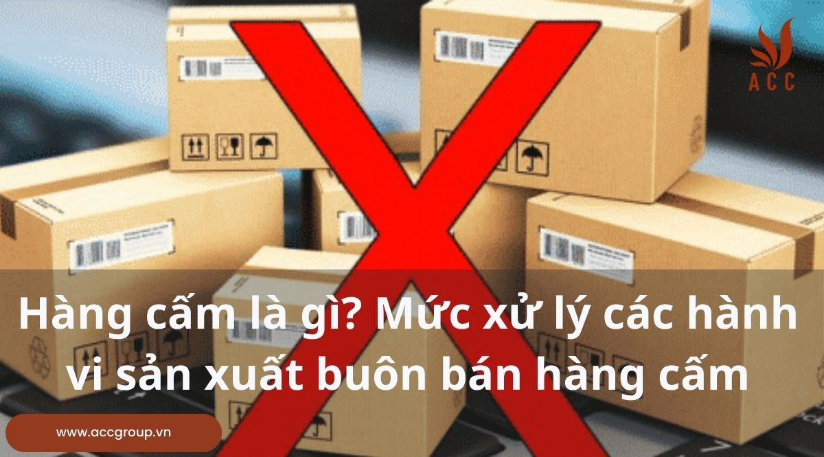 Hàng cấm là gì? Mức xử lý các hành vi sản xuất buôn bán hàng cấm