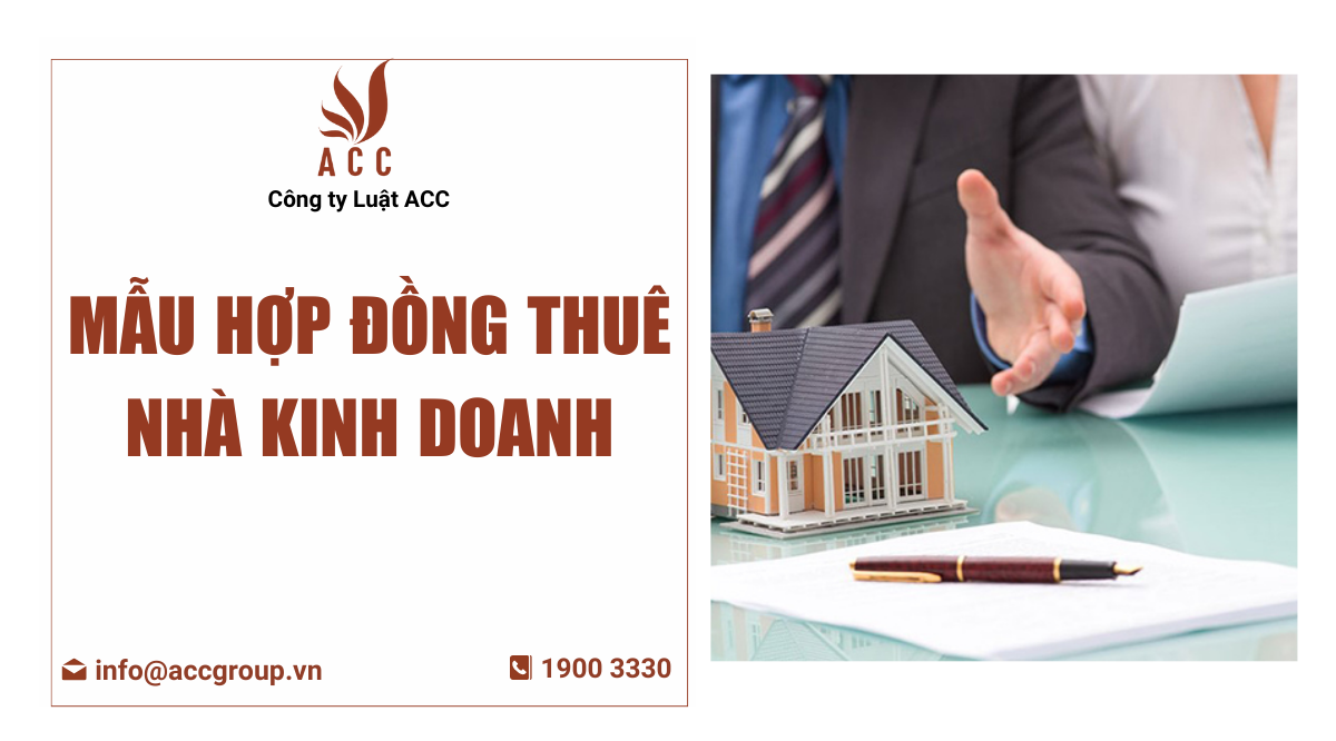 Mẫu hợp đồng thuê nhà kinh doanh