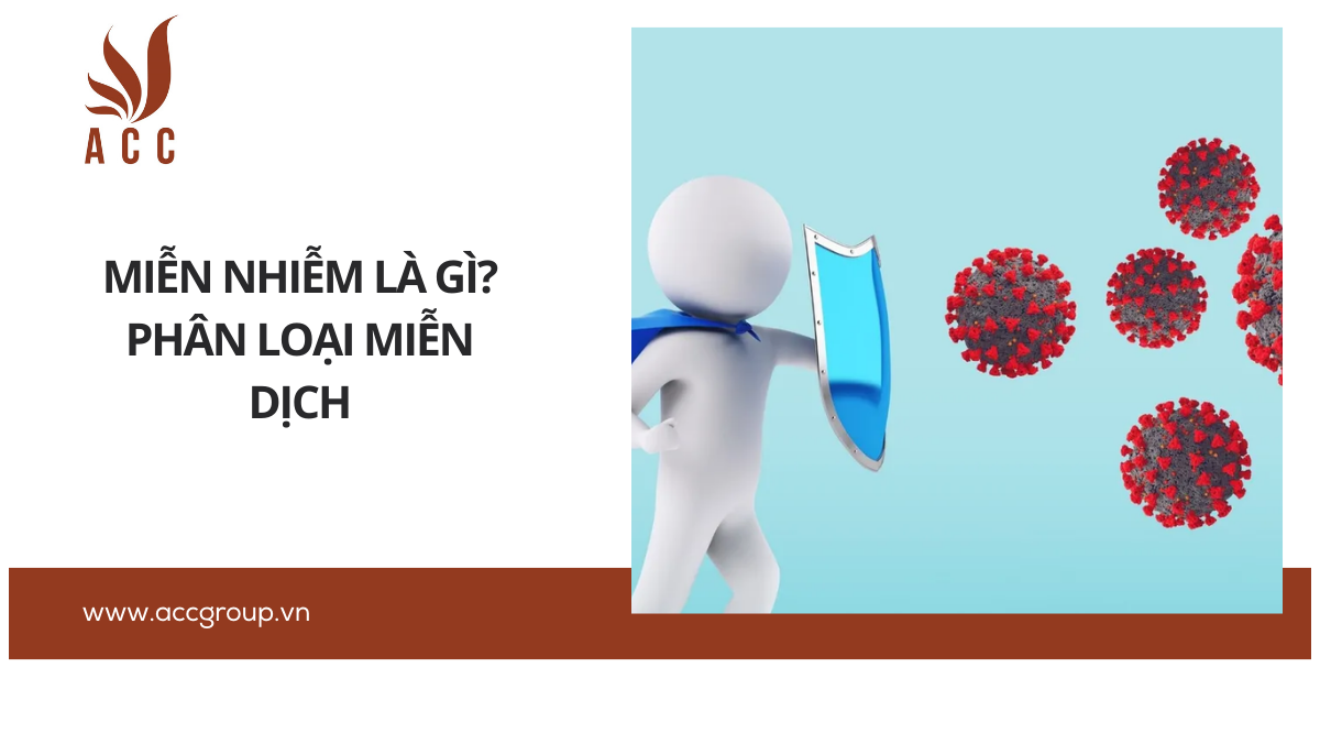 Miễn nhiễm là gì? Phân loại miễn dịch