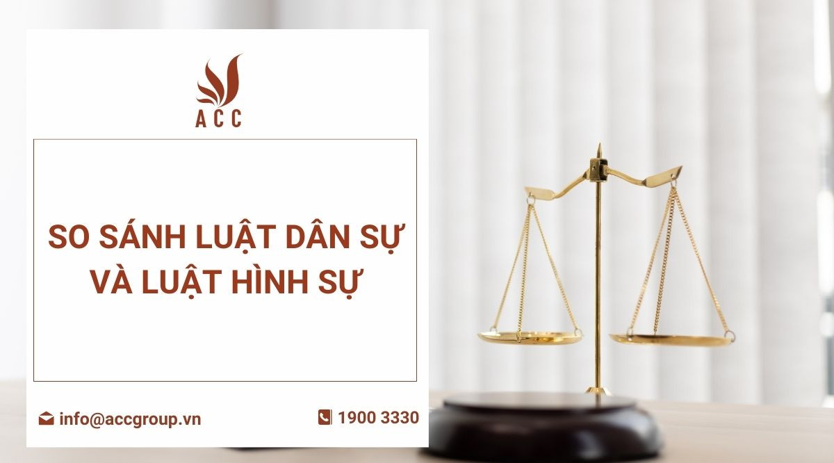 So sánh luật dân sự và luật hình sự