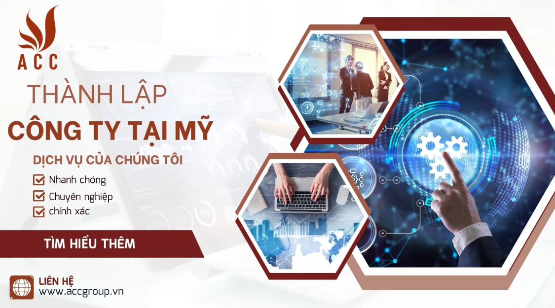 Thành lập công ty tại Mỹ