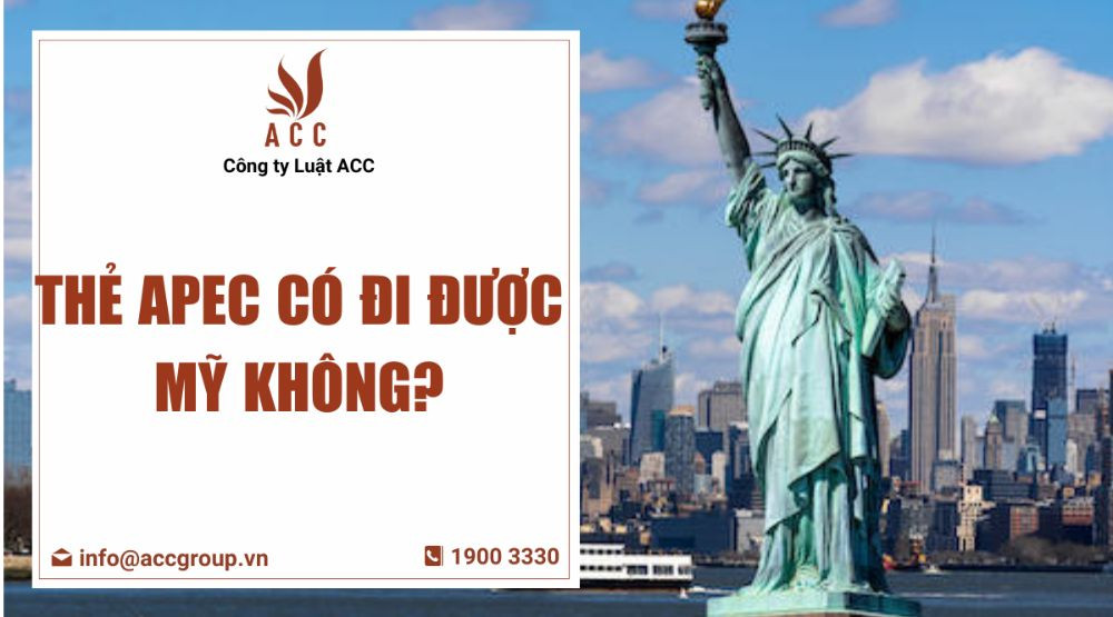 Thẻ Apec có đi được Mỹ không?
