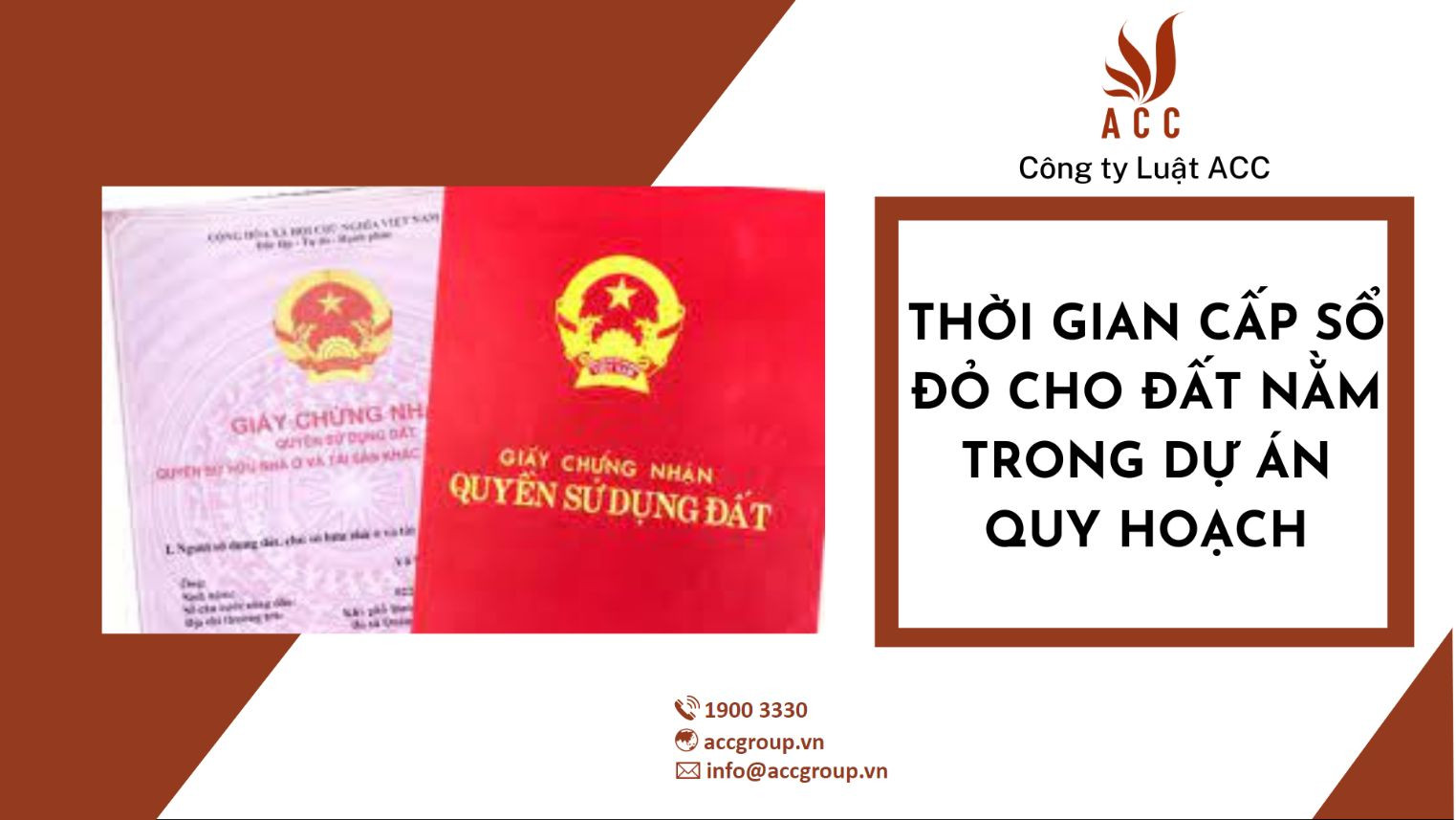 Thời gian cấp sổ đỏ cho đất nằm trong dự án quy hoạch