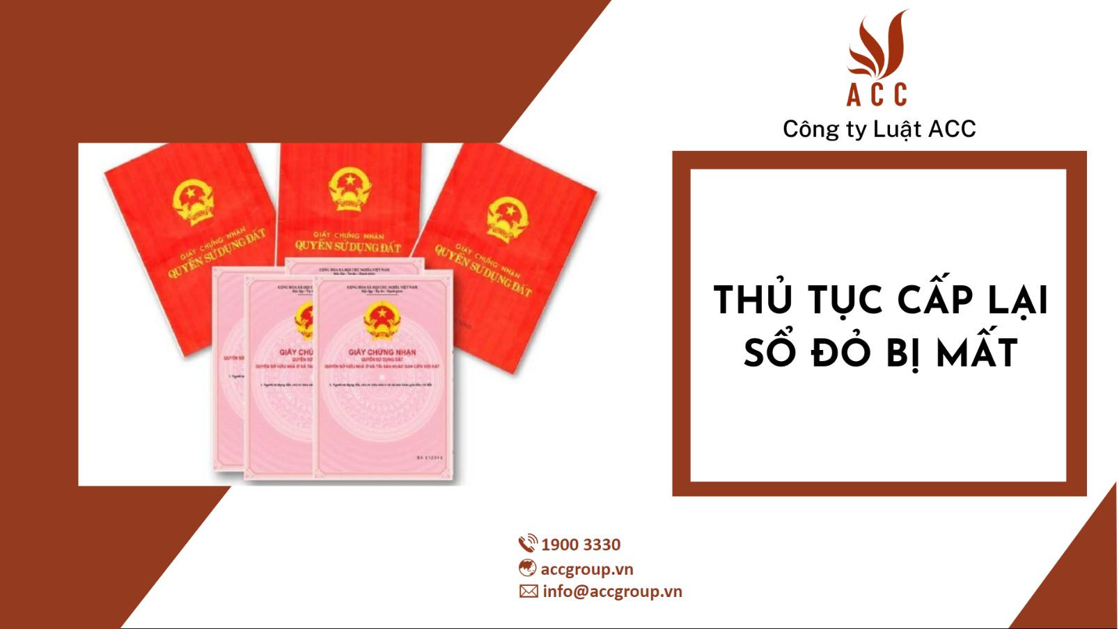 Thủ tục cấp lại sổ đỏ bị mất